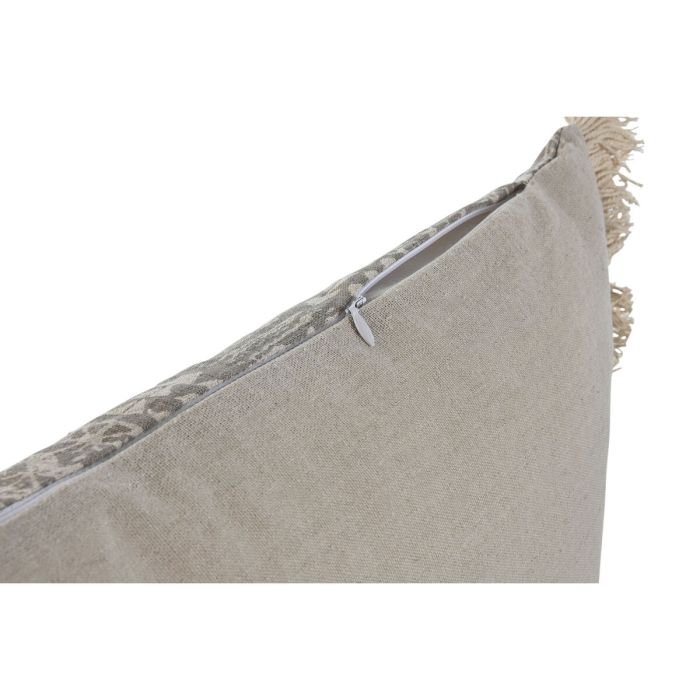 Coussin Home ESPRIT Gris Naturel Boho 45 x 8 x 45 cm 1