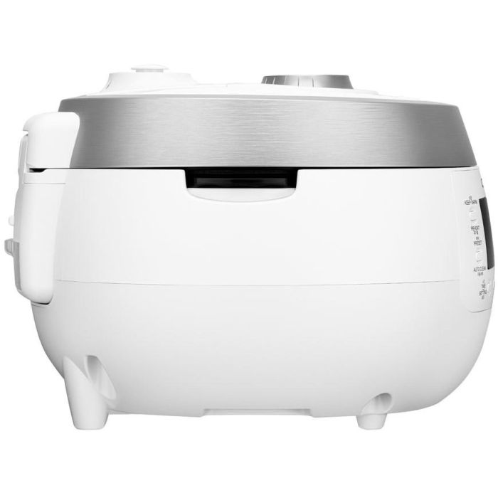 Cuckoo CRP-RT1008F - Cuiseur à riz 1.8 L Double Pression, Blanc, 13 programmes, écran LED, cuve amovible