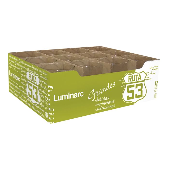 Verre Luminarc Ruta 53 Transparent verre 12 Unités 530 ml 1