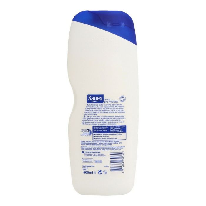Gel Douche Hydratant Sanex 600 ml 1