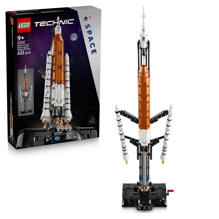Lego Technic 42221 - Jeu de Construction Fusée SLS Artemis NASA, Jouet STEM Interactif, Cadeau pour Enfants Dès 9 Ans Lego Technic 42221 - Jeu de Construction Fusée SLS Artemis NASA, Jouet STEM Interactif, Cadeau pour Enfants Dès 9 Ans