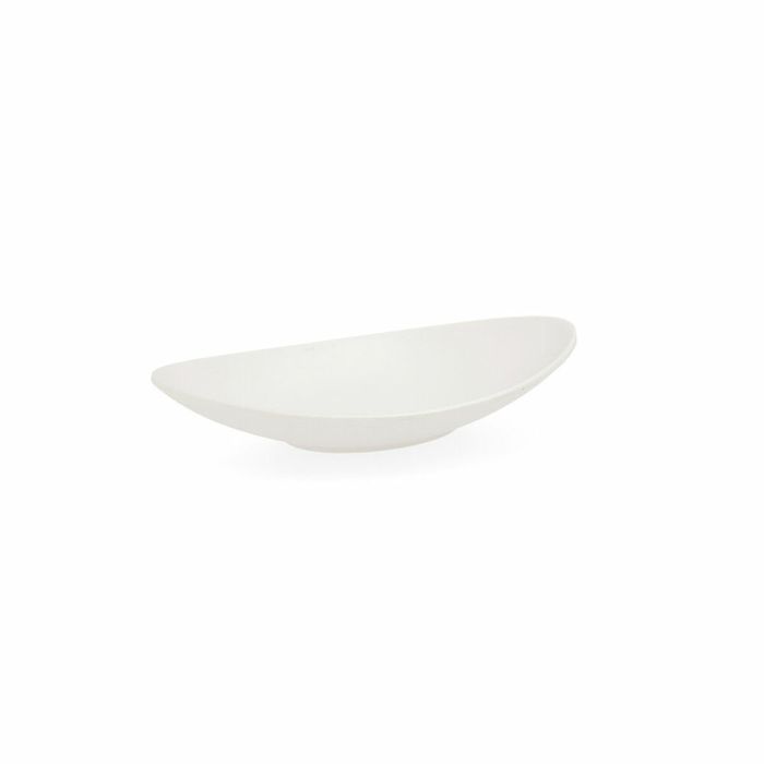 Assiette creuse Quid Select Oblongue Blanc Plastique 18 x 10,5 x 3 cm (12 Unités) 1