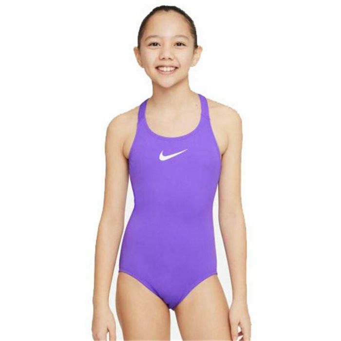 Maillot de Bain Fille Nike Racerback Prune 0 Maillot de Bain Fille Nike Racerback Prune 0