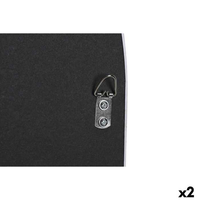 Miroir mural DKD Home Decor Verre Doré Blanc polypropylène Cottage Fenêtre (2 Unités) 4