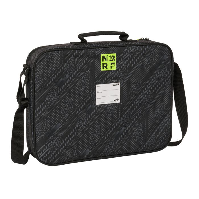 Cartable d'école Nerf Get ready Noir 38 x 28 x 6 cm 2