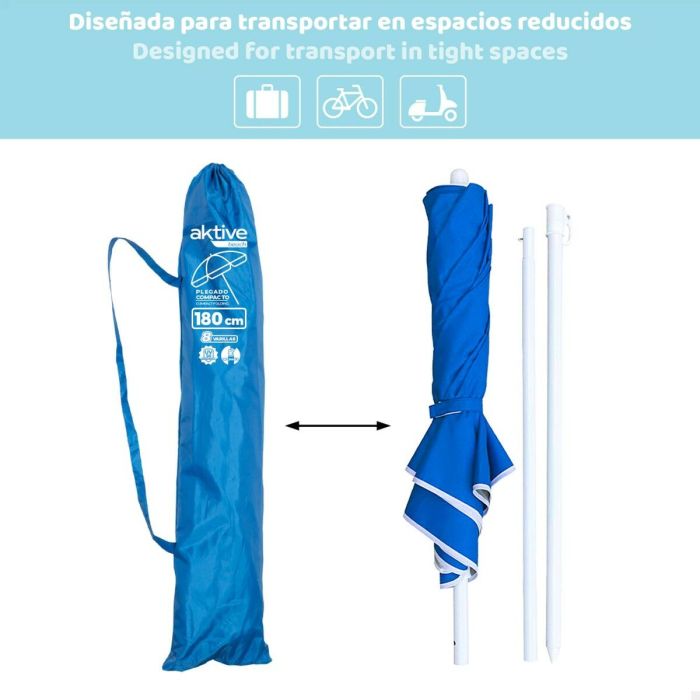 Parasol Aktive 180 x 200 x 180 cm (4 Unités) 4