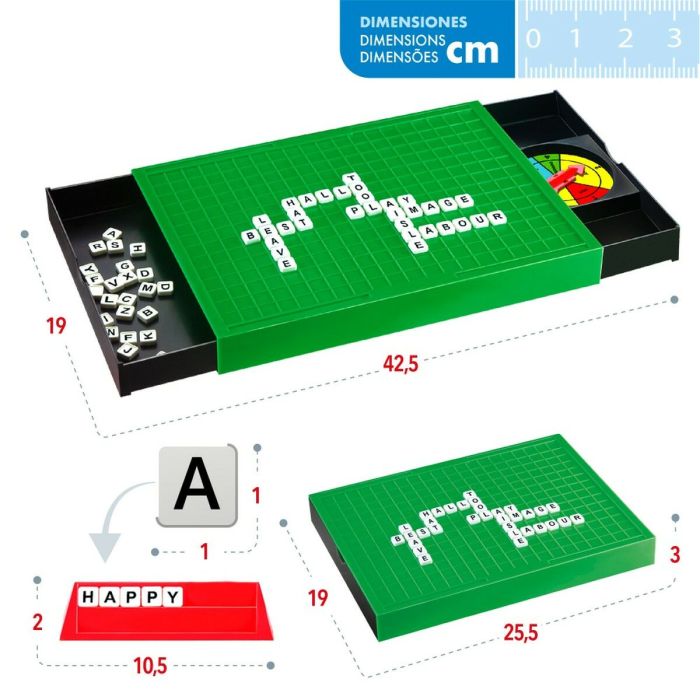 jeu de mots CB Games 25,5 x 3 x 19 cm (6 Unités) 4