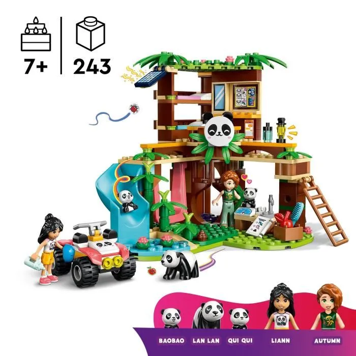 LEGO Friends 42648 Santuario de Pandas - Set de construction pour filles dès 7 ans 1