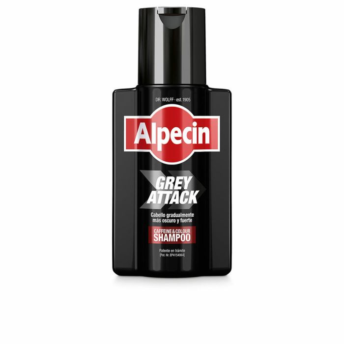 Alpecin Shampoing Anti-Chute et Anti-Gris à la Caféine Stimulante, Homme, 200 ml