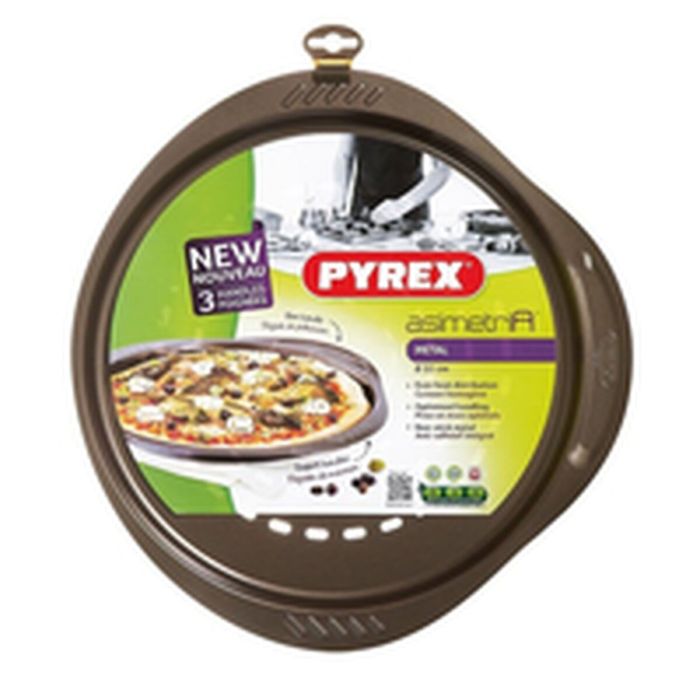 Moule à pizza Pyrex Marron Noir Métal 12