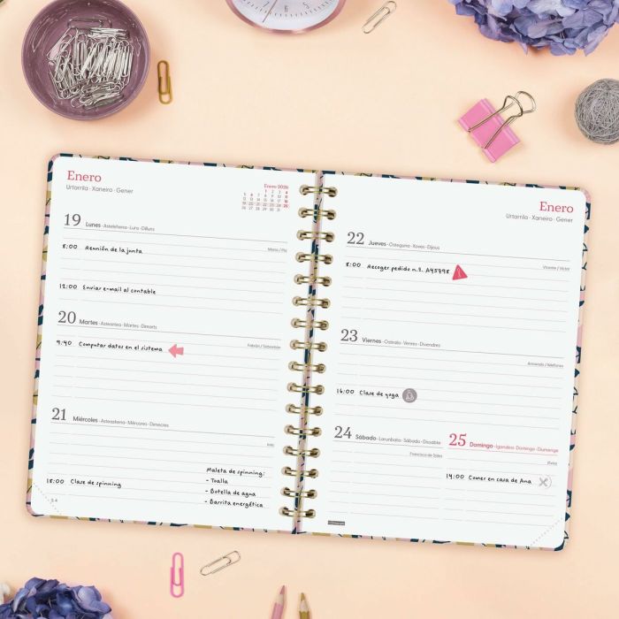 Agenda Finocam YOU A5 15,5 x 21,2 cm Volets 2026 6
