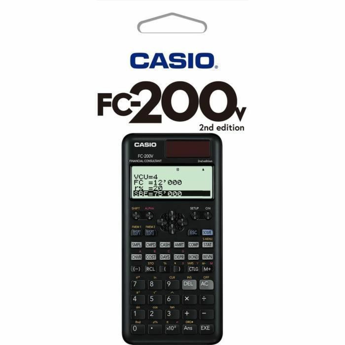 Calculatrice Casio FC-200V-2-W-ET Noir 3