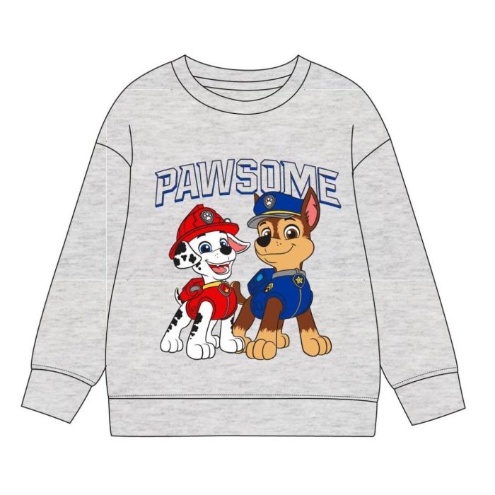 Sweat-shirt Enfant The Paw Patrol Gris 4 Sweat-shirt Enfant The Paw Patrol Gris 4