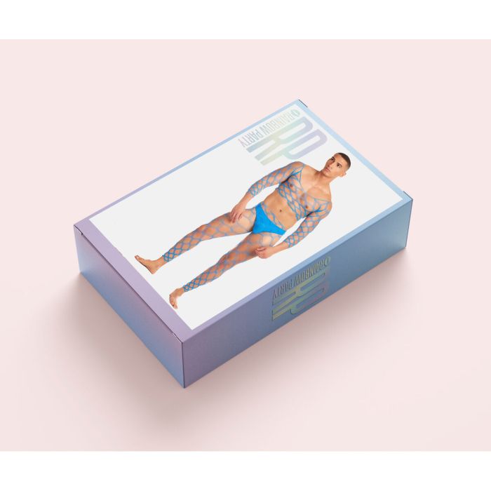 Ensemble de Lingerie Rainbow Party Bleu S/M 1 Ensemble de Lingerie Rainbow Party Bleu S/M 1