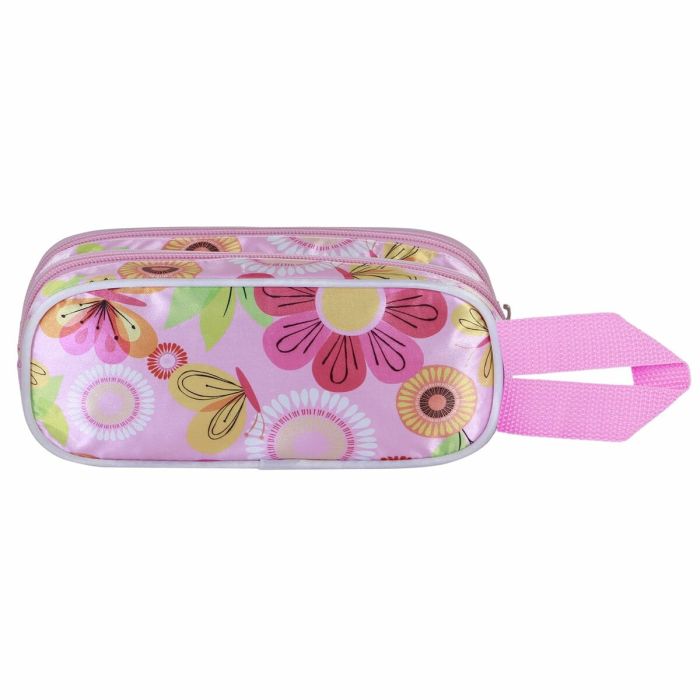 Trousse Fourre-Tout Double Minnie Mouse Kitten Rose 22 x 8 x 9,5 cm 3D 1