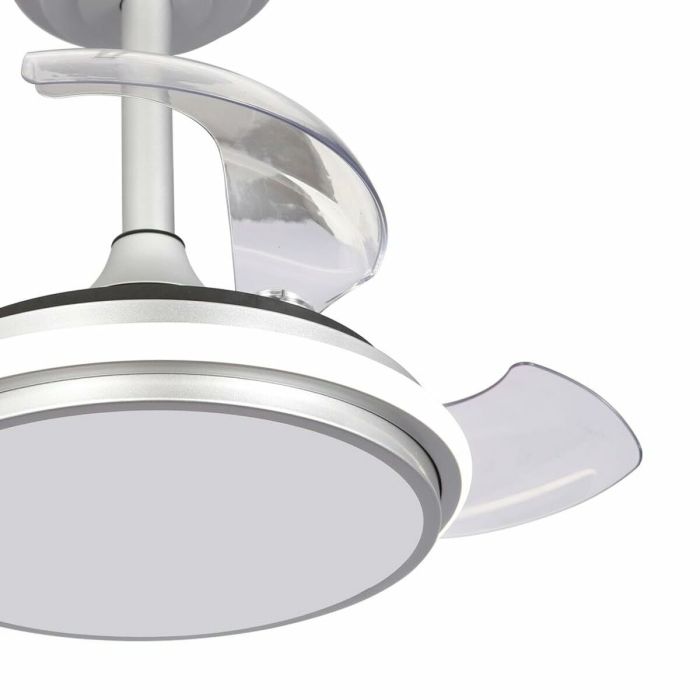 Ventilateur de Plafond avec Lumière CristalRecord Argenté 35 W (3000 K) (4000 K) 7