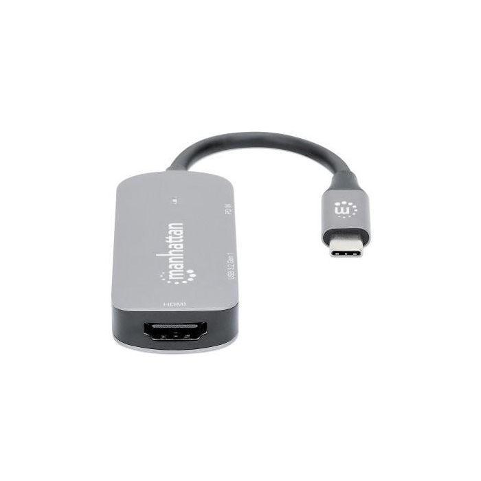 MANHATTAN USB-C auf HDMI 3-in-1 Docking-Konverter mit PD 1