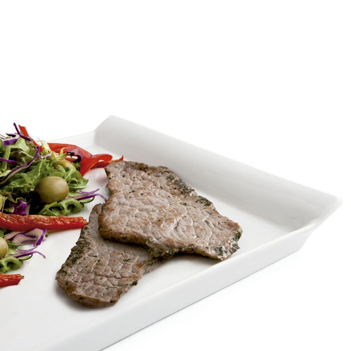 Plat à Gratin Quid Gastro Fresh Rectangulaire Céramique Blanc (36 x 25 cm) (6 Unités) 2