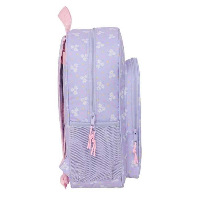 Cartable Safta Bouquet Rose Lila 33 x 42 x 14 cm 1