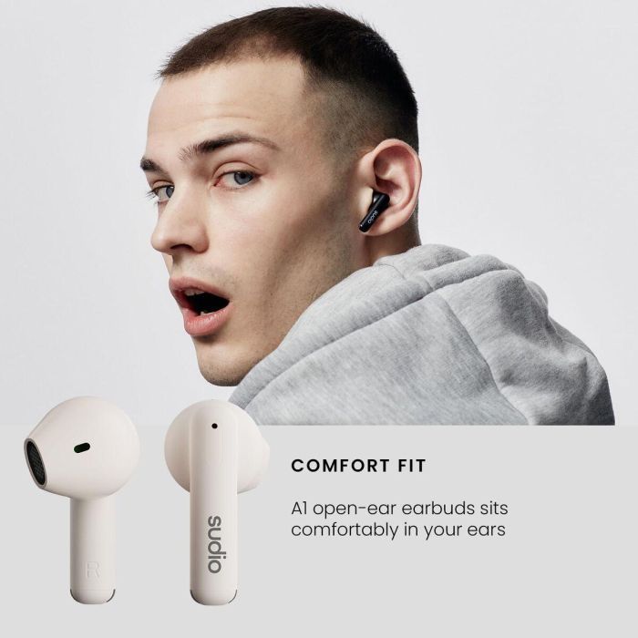 Écouteurs in Ear Bluetooth Sudio A1 True Wireless Blanc 9 Écouteurs in Ear Bluetooth Sudio A1 True Wireless Blanc 9
