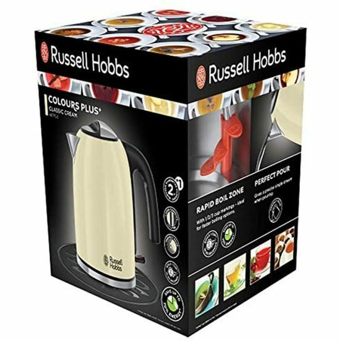 Bouilloire Russell Hobbs 20415-70 2400W 1,7 L Crème Acier inoxydable 2400 W 1,7 L 1