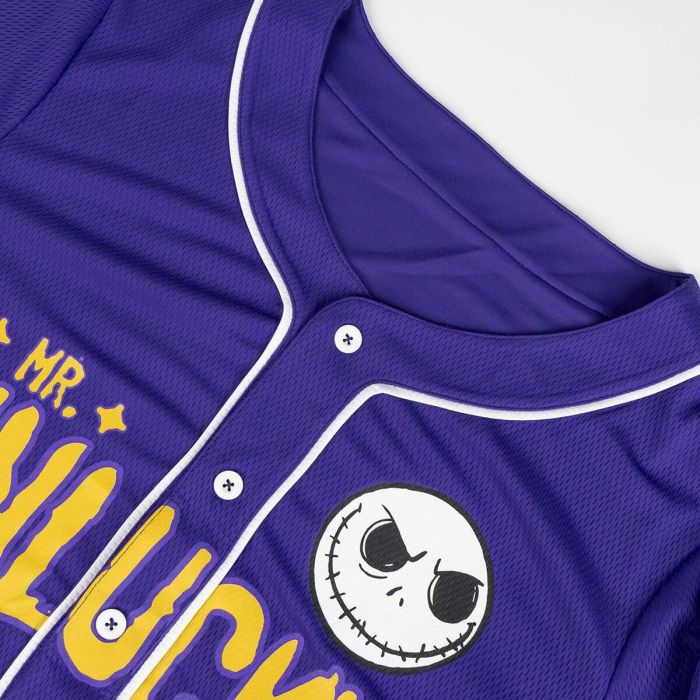 Maillot de Corps de Sport à Manches Coupe The Nightmare Before Christmas Baseball Unisexe 2