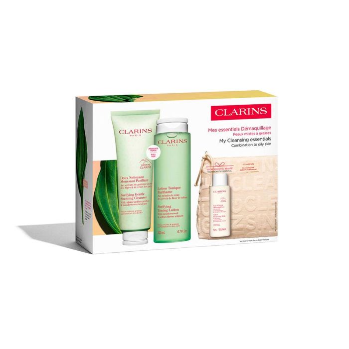 Clarins Pieles Mixtas-Grasas Esenciales De Limpieza Estuche 4 Pz 2