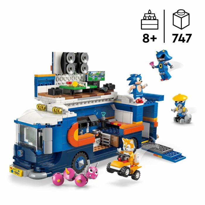 Set de construction Lego 77006 Team Sonic Command Truck 747 Pièces 7