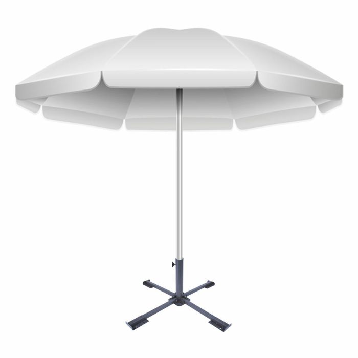 Base pour parapluie Aktive 86 x 34 x 86 cm Noir Métal (2 Unités) 2