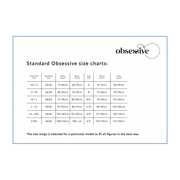 Ensemble de Lingerie en Dentelle Obsessive MAIDME L/XL 5