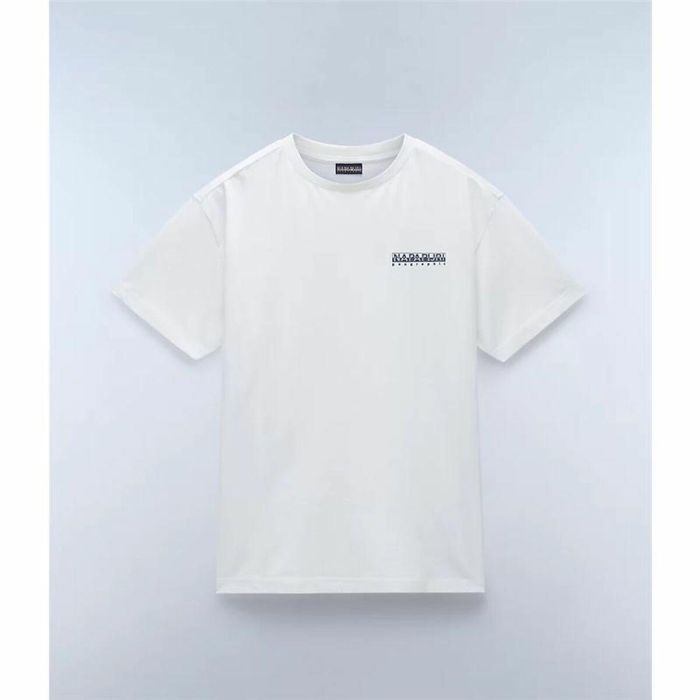 T-shirt à manches courtes homme Napapijri S-Linth Ss Blanc 2