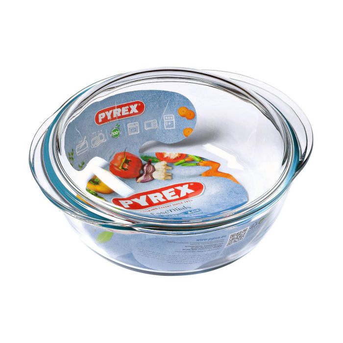 Casserole avec Couvercle Pyrex Essentials 23 x 11 x 27 cm Transparent verre 32 L 8