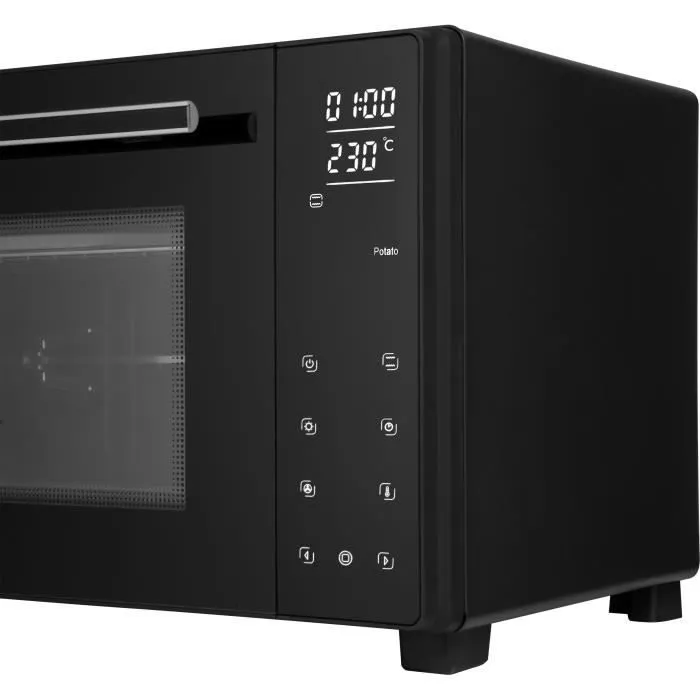 SENCOR Mini-Four Multifonction 35 L 1700 W (SEO 3250BK) avec 9 Programmes, Panneau Tactile et Accessoires - Noir