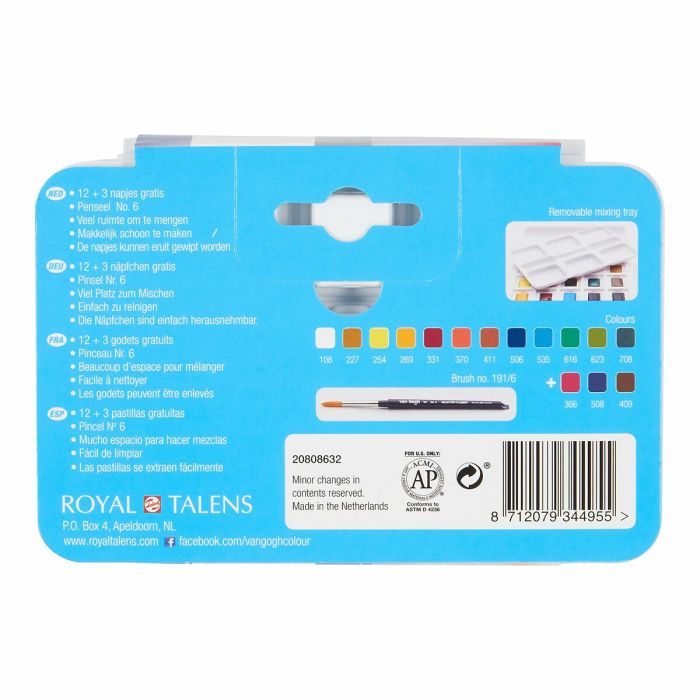 Aquarelles Coffret Multicouleur 1