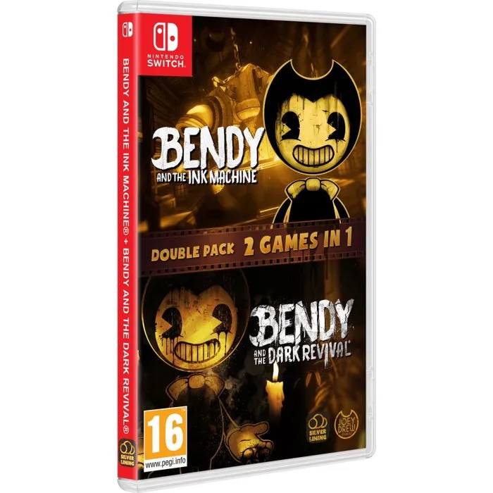 Just For Games Bendy and the Ink Machine + Bendy and the Dark Revival - Double Pack - Jeu vidéo Nintendo Switch Just For Games Bendy and the Ink Machine + Bendy and the Dark Revival - Double Pack - Jeu vidéo Nintendo Switch