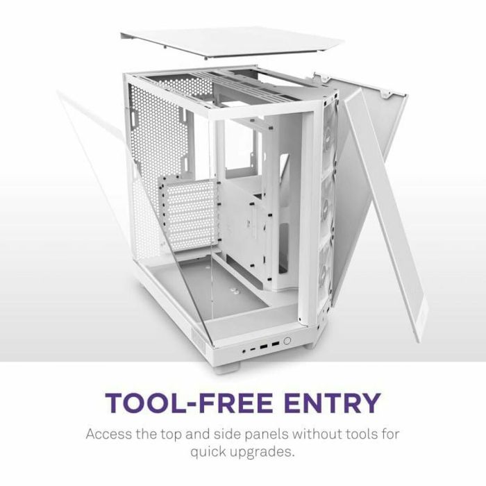 Boîtier ATX semi-tour NZXT CC-H61FW-R1 Blanc 17 Boîtier ATX semi-tour NZXT CC-H61FW-R1 Blanc 17