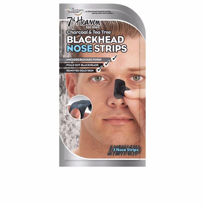 7Th Heaven For Men Black Head Nose Strips 3 Unidades