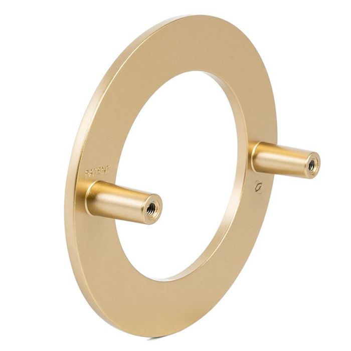 Tirador Zamak Modelo Marita Ø52 Acabado Oro Satinado Dist. Agujero Ø52 Giusti 2