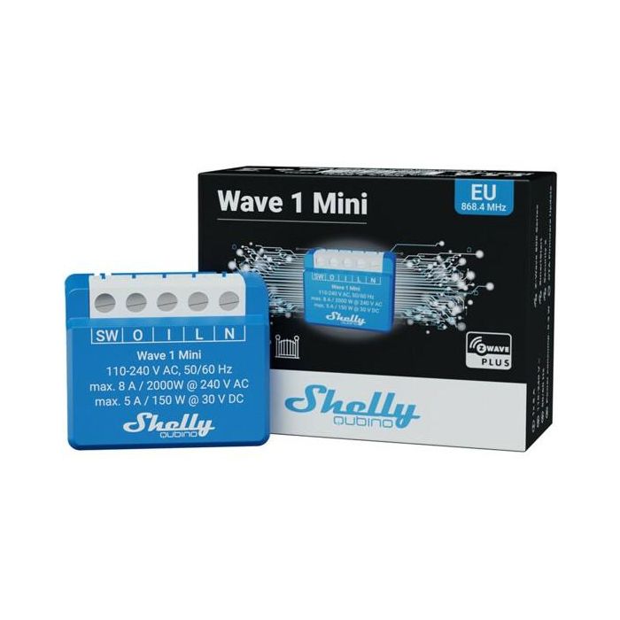 Shelly Relais "Wave 1 Mini" Z-Wave 1 Shelly Relais "Wave 1 Mini" Z-Wave 1