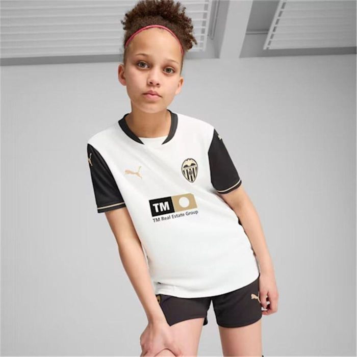 Maillot de Football à Manches Courtes pour Enfants Puma Valencia C.F. Home Replica 3