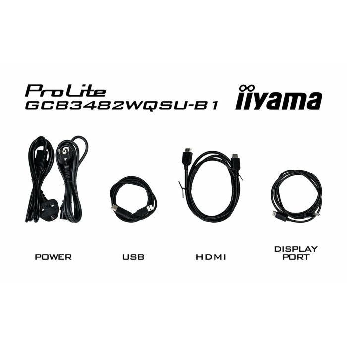 Écran Iiyama GCB3482WQSU-B1 34" UltraWide Quad HD 1 Écran Iiyama GCB3482WQSU-B1 34" UltraWide Quad HD 1