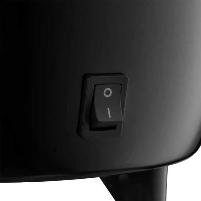 Sencor SRM 0601BK Cuiseur à riz électrique de 0,6 L (450 g) - 300 W - Fonctionnement automatique - Pour tous types de riz - Couvercle en verre - Accessoires inclus - Noir