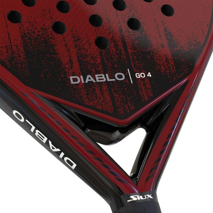 Raquette de Padel Siux Diablo Go 4 2025 Rouge Carbone EVA 2