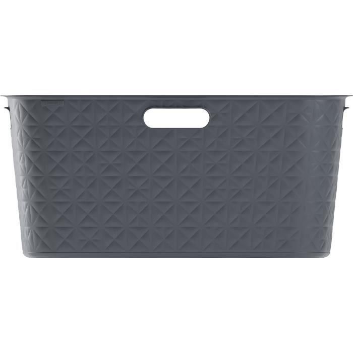 Corbeille a linge - Curver - Softex - 45 L - Gris 1 Corbeille a linge - Curver - Softex - 45 L - Gris 1