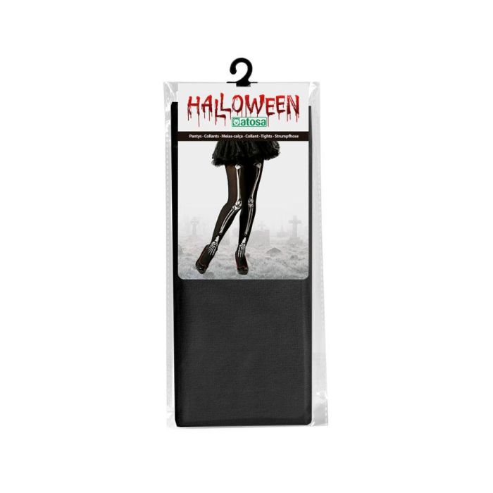 Bas de rechange à design squelette pour Halloween, bas résille fantaisie pour costume de zombie ou de crâne, accessoire pour fête effrayante