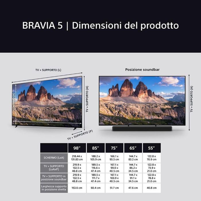 TV intelligente Sony K98XR55BP TV intelligente Sony K98XR55BP