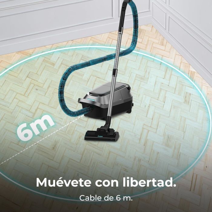 Aspirateur Cecotec Powerbag 5000 ProStyle 800 W Gris 10 Aspirateur Cecotec Powerbag 5000 ProStyle 800 W Gris 10