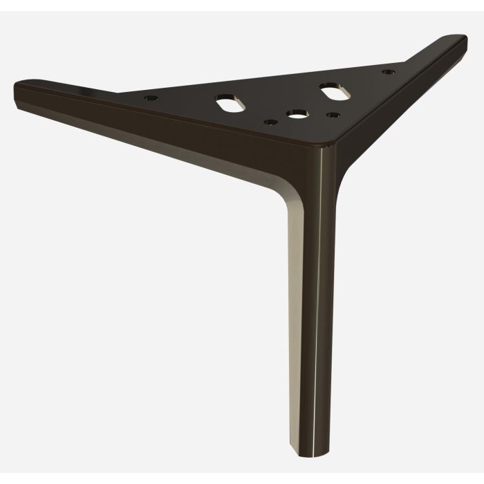 Pata Metálica Modelo Clay Acabado Negro Q&Q 1