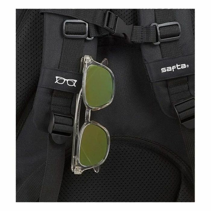 Sac à Dos pour Portable et Tablette avec Sortie USB Safta 15,6'' Noir 30 x 43 x 16 cm 6