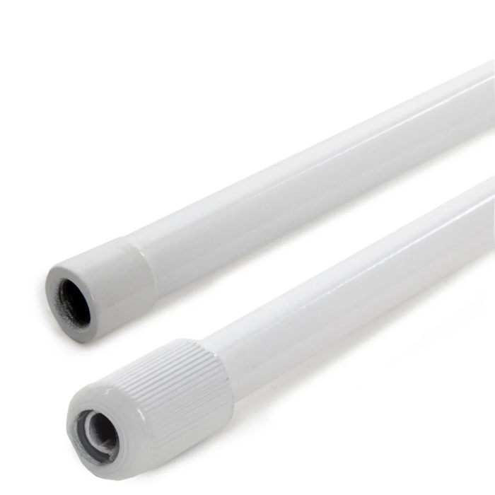 Barre de suspension extensible pour rail de spots LED, 75-150 cm, Blanc 2